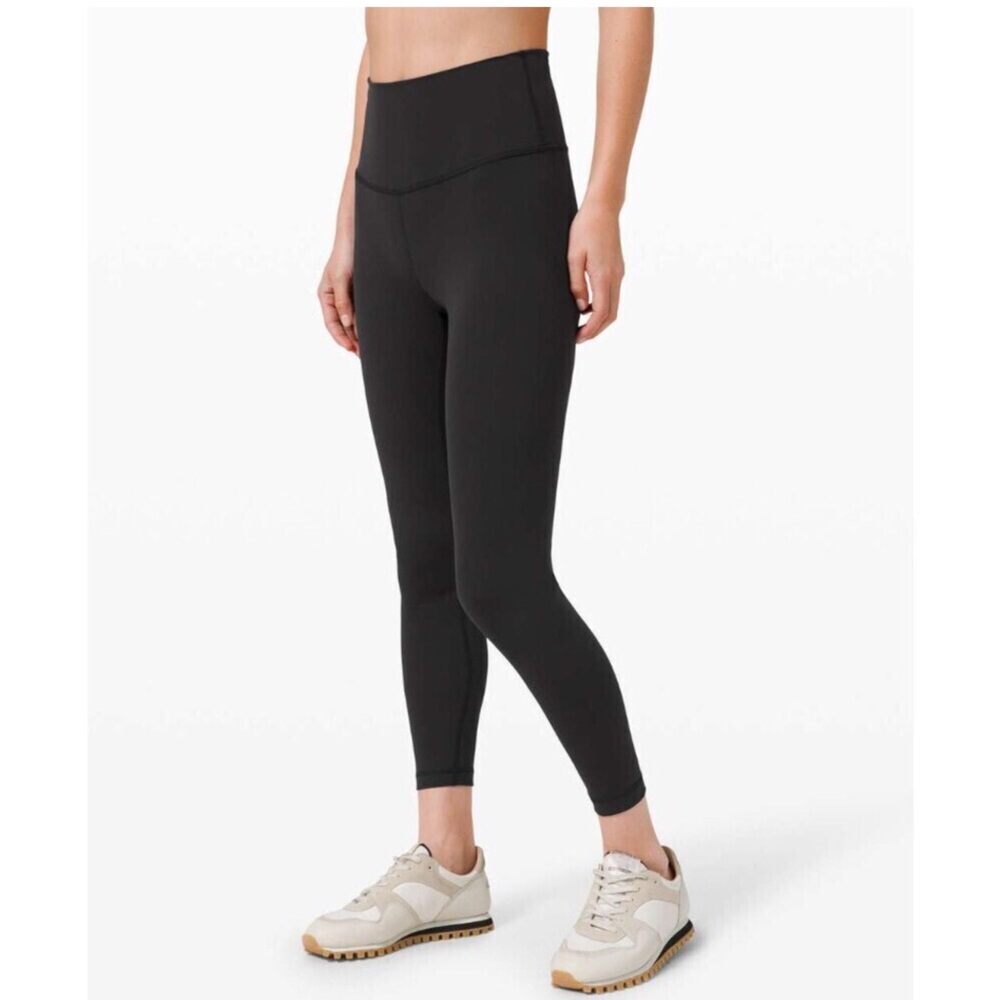 🌼LULULEM🍋N Wunder Train High-Rise Tight 25" Black Size 14